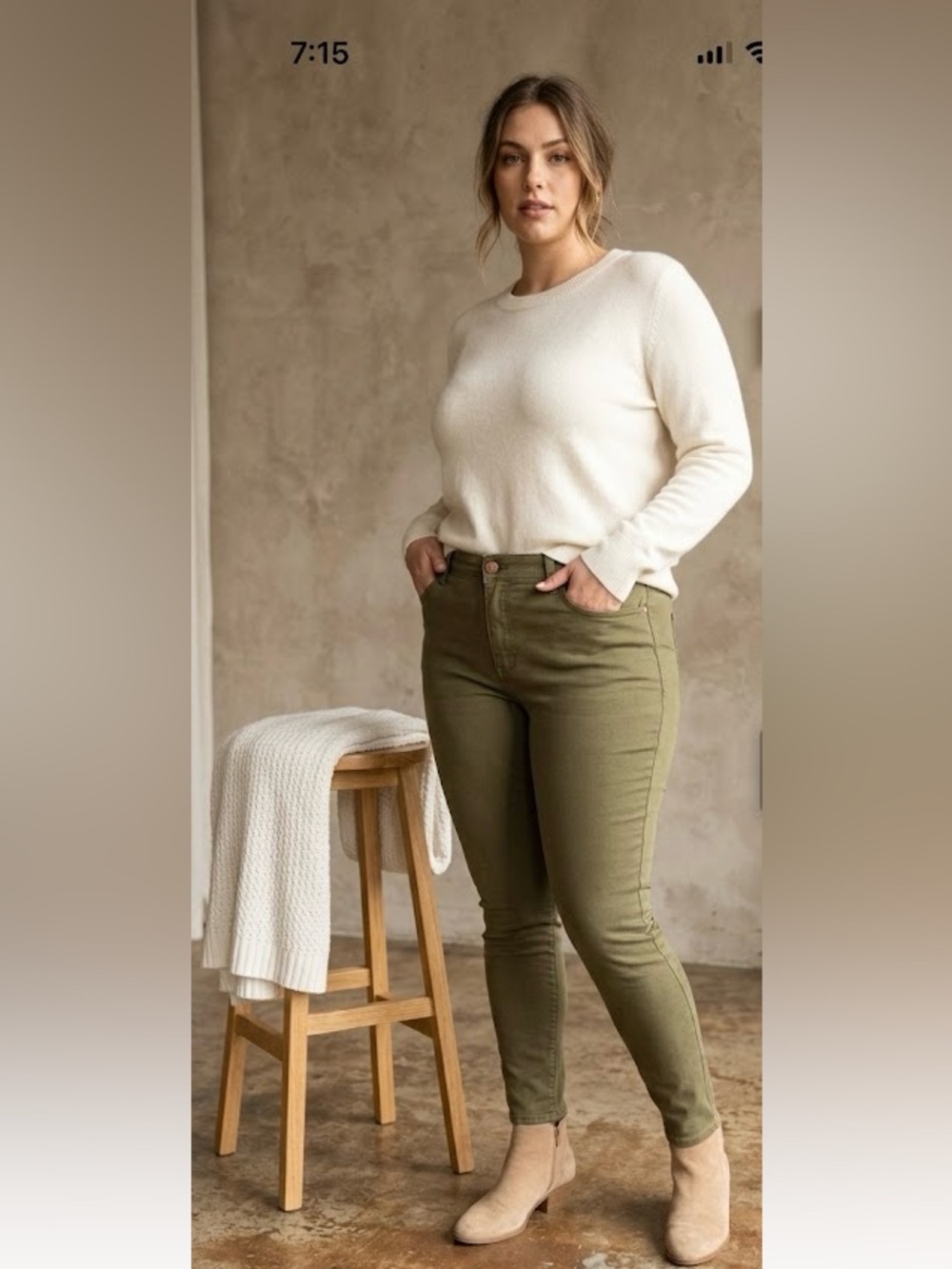 Judy Blue Olive Skinny Pants